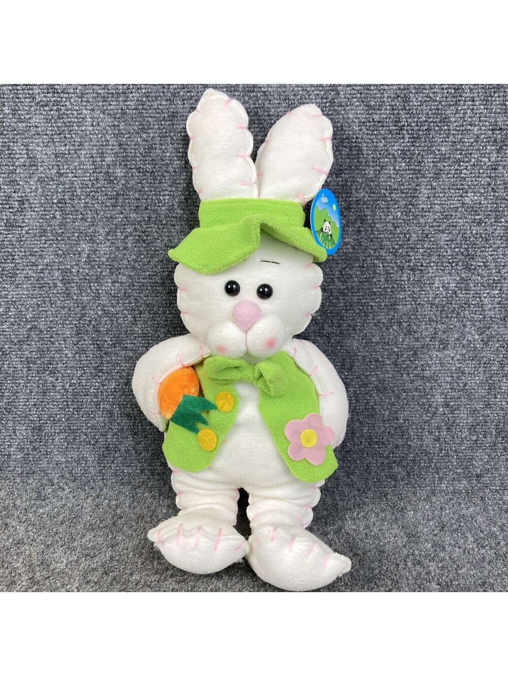 Vintage Peek A Boo Toys Avon 19" Plush Stuffed Easter Bunny Rabbit w/ Tag